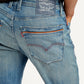 Men's 511 Blue Slim Fit Mid Rise Jeans - Detail View