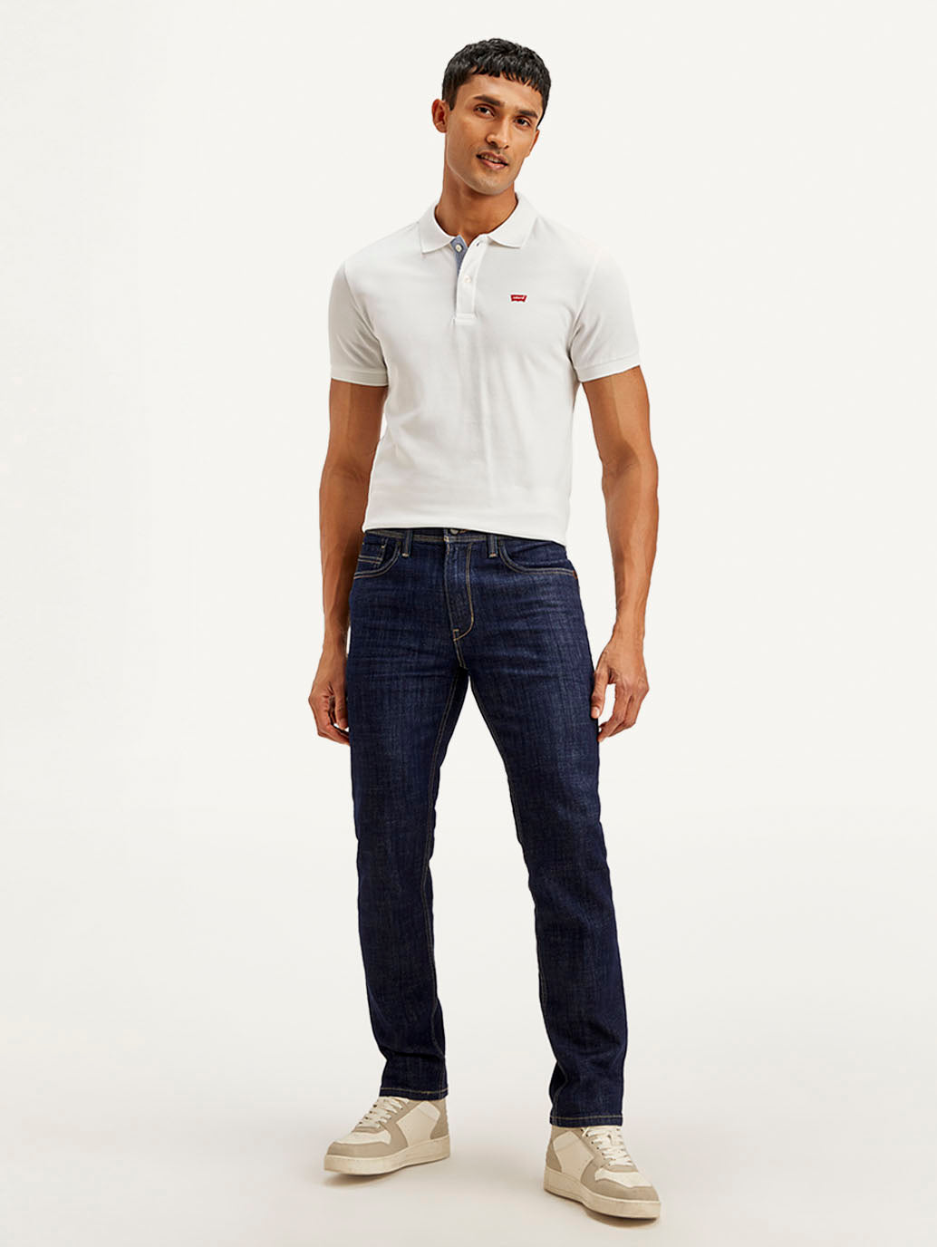 Men's 511 Indigo Slim Fit Mid Rise Jeans - Front View