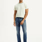 Men's Redloop 511 Dark Indigo Slim Fit Mid Rise Selvedge Jeans - Elevated View
