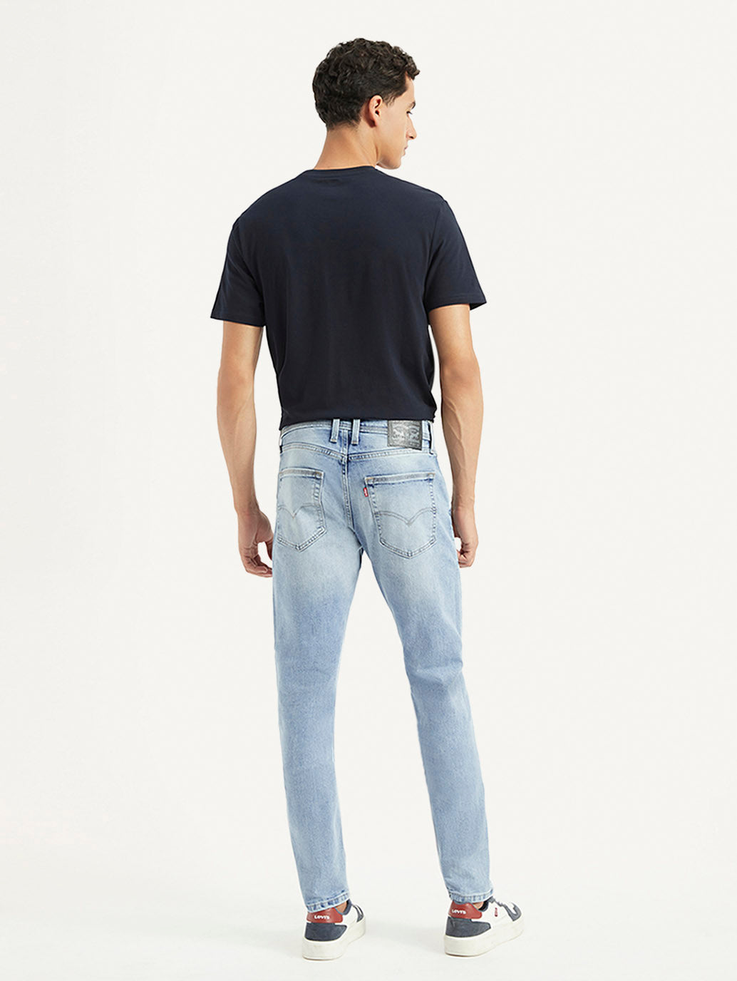Men's 512 Blue Slim Tapered Fit Mid Rise Jeans - a038c3a5-d59b-4585-9443-6cf71eb2bdb2 View