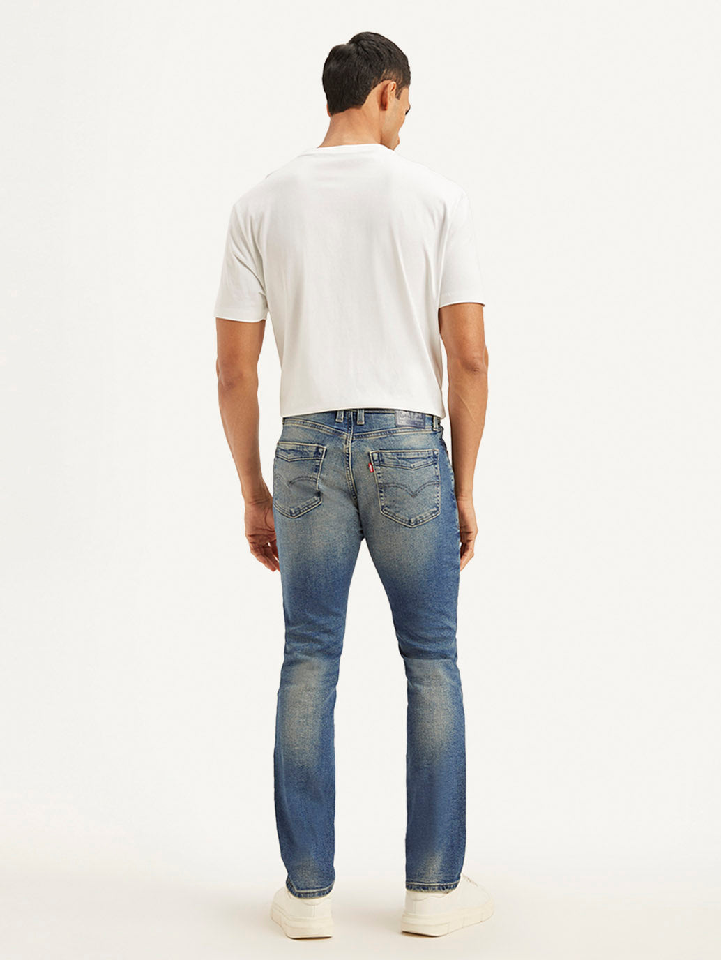 Men's 511 Blue Slim Fit Mid Rise Jeans - 5698a364-4353-4b10-b7db-7d7140d86d94 View