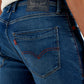 Men's 512 Blue Slim Tapered Fit Mid Rise Jeans - Detail View