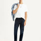 Men's Redloop 512 Dark Blue Slim Tapered Fit Mid Rise Jeans - Styleshot View
