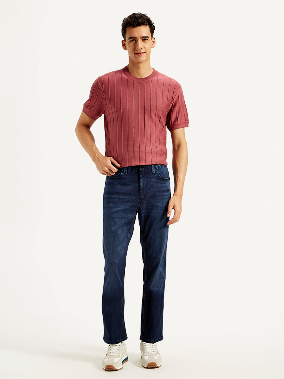 Men's Redloop 541 Athletic Tapered Fit Mid Rise Jeans - Front View
