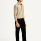 Men's Redloop 541 Black Athletic Tapered Fit Mid Rise Jeans - Side View