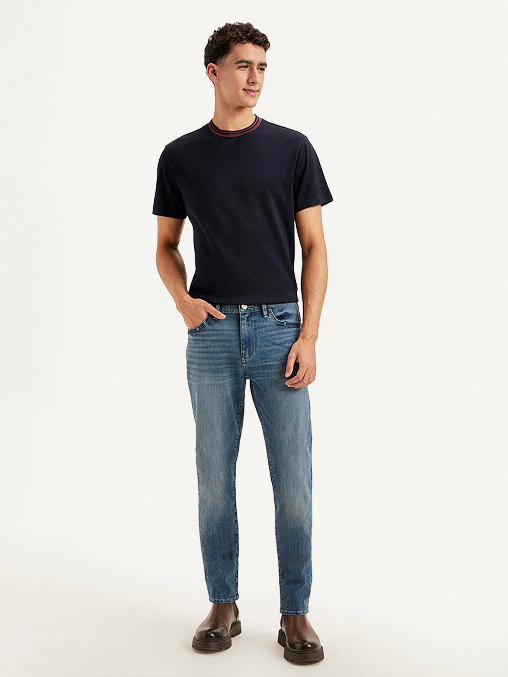 Men's Redloop 511 Slim Fit Mid Rise Jeans - Front View