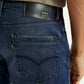 Men's Redloop 511 Dark Indigo Slim Fit Mid Rise Jeans - Detail View