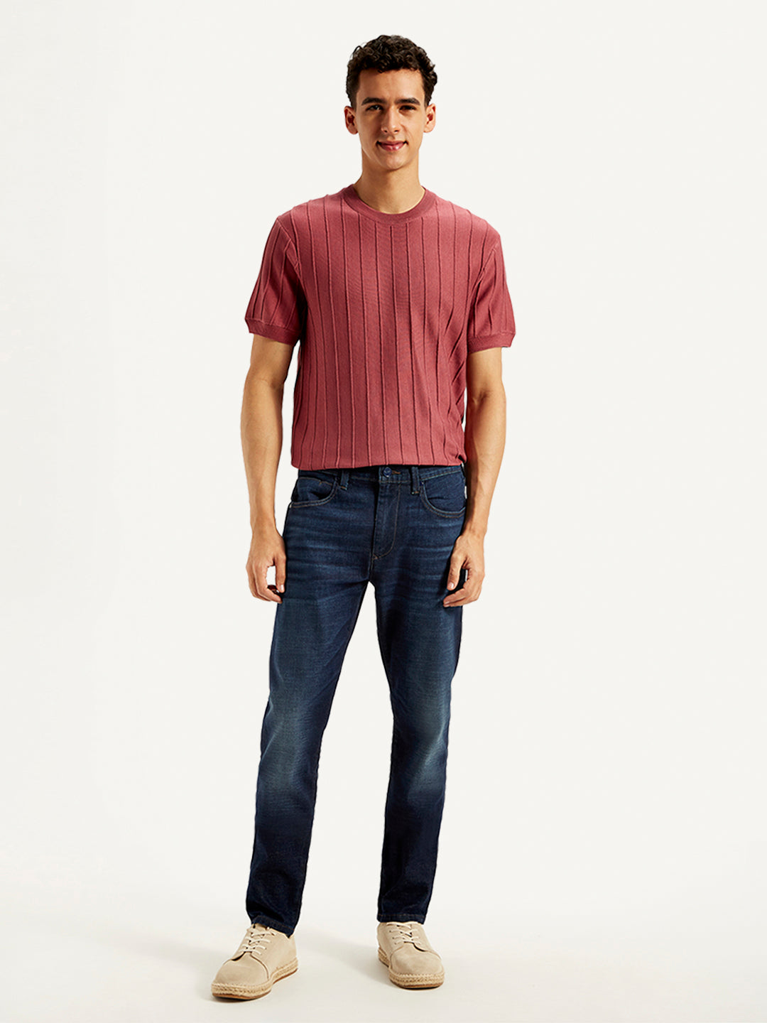 Men's Redloop 512 Slim Tapered Fit Mid Rise Jeans - Front View