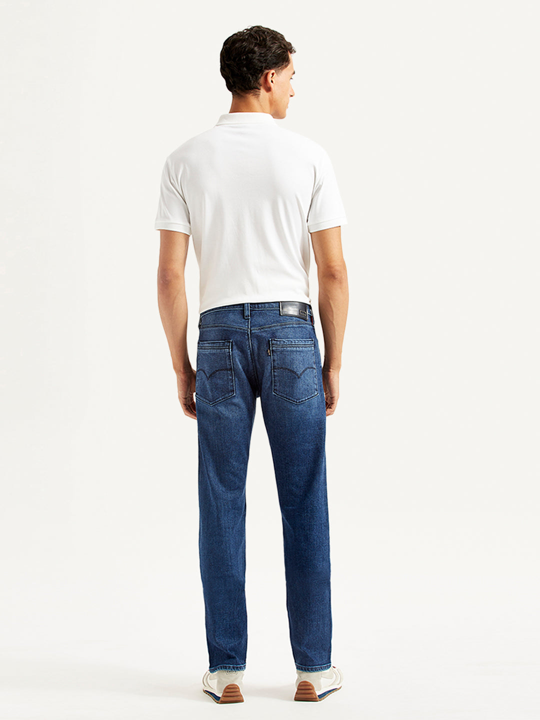 Men's Redloop 513 Slim Straight Fit Mid Rise Jeans - Back View