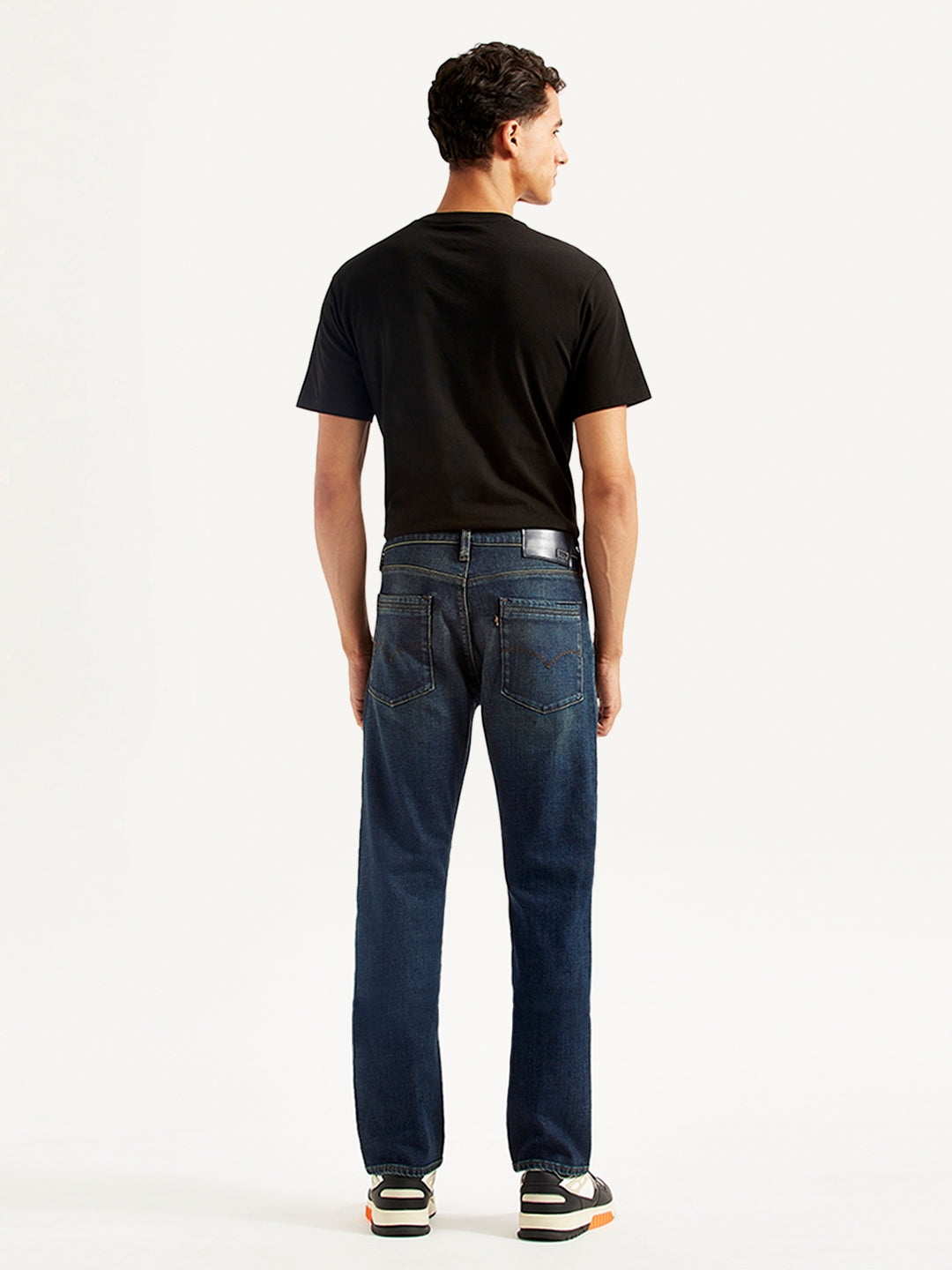 Men's Redloop 513 Slim Straight Fit Mid Rise Jeans - Back View