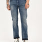 Men's Redloop 513 Blue Slim Straight Fit Mid Rise Jeans - front View