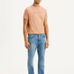 Men's Redloop 513 Light Blue Slim Straight Fit Mid Rise Jeans - Side View