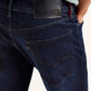 Men's Redloop 511 Navy Blue Slim Fit Mid Rise Jeans - Detail View