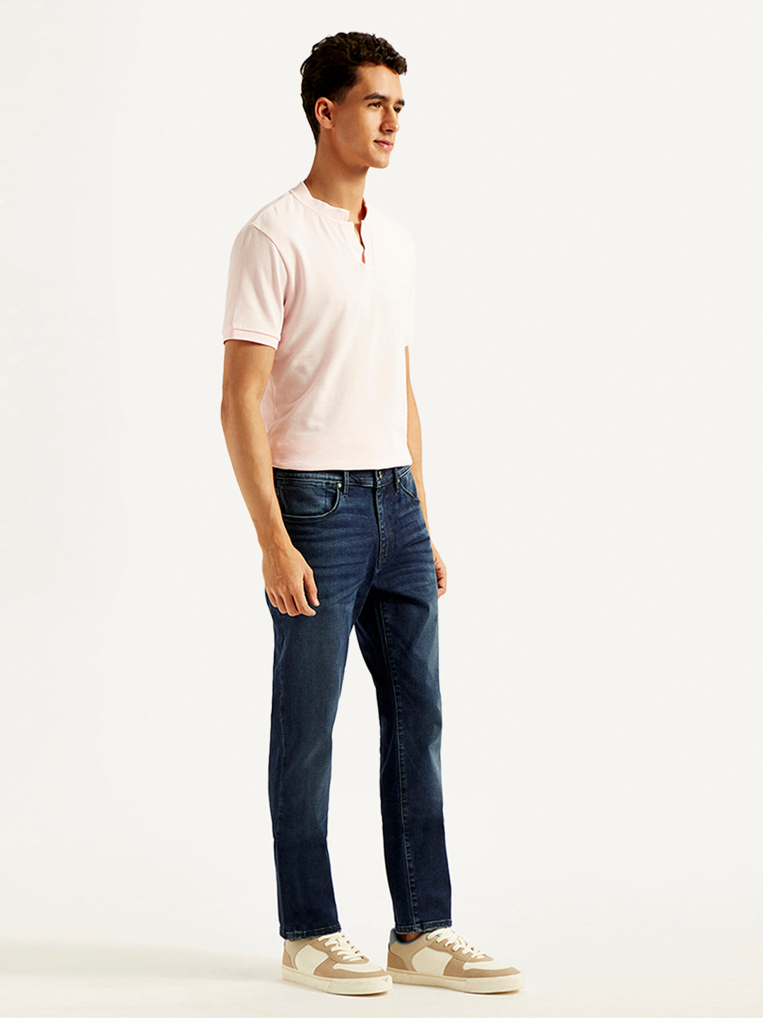 Men's Redloop 511 Blue Slim Fit Innovation Stretch Jeans - Side View