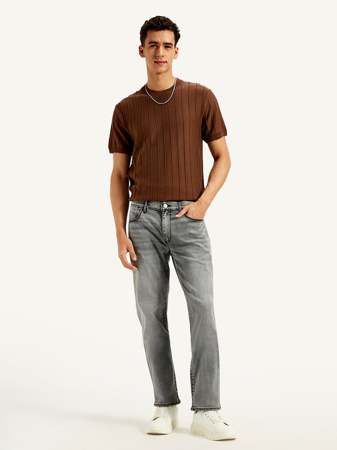 Men's Redloop 511 Grey Slim Fit Innovation Stretch Jeans