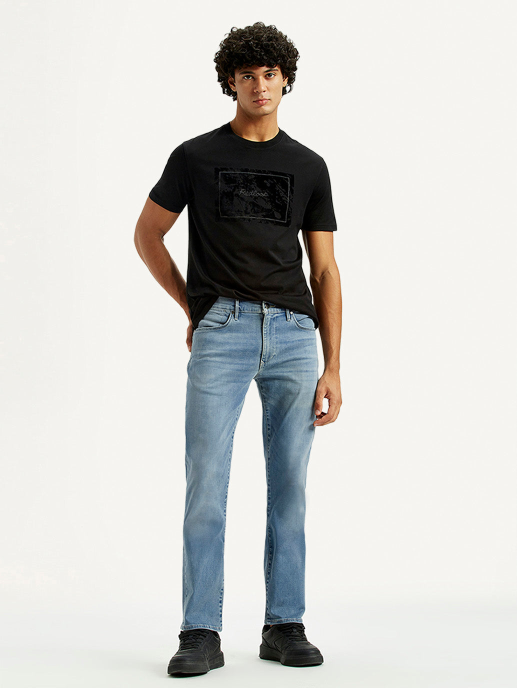 Men's Redloop 511 Dark Indigo Slim Fit Mid Rise Jeans
