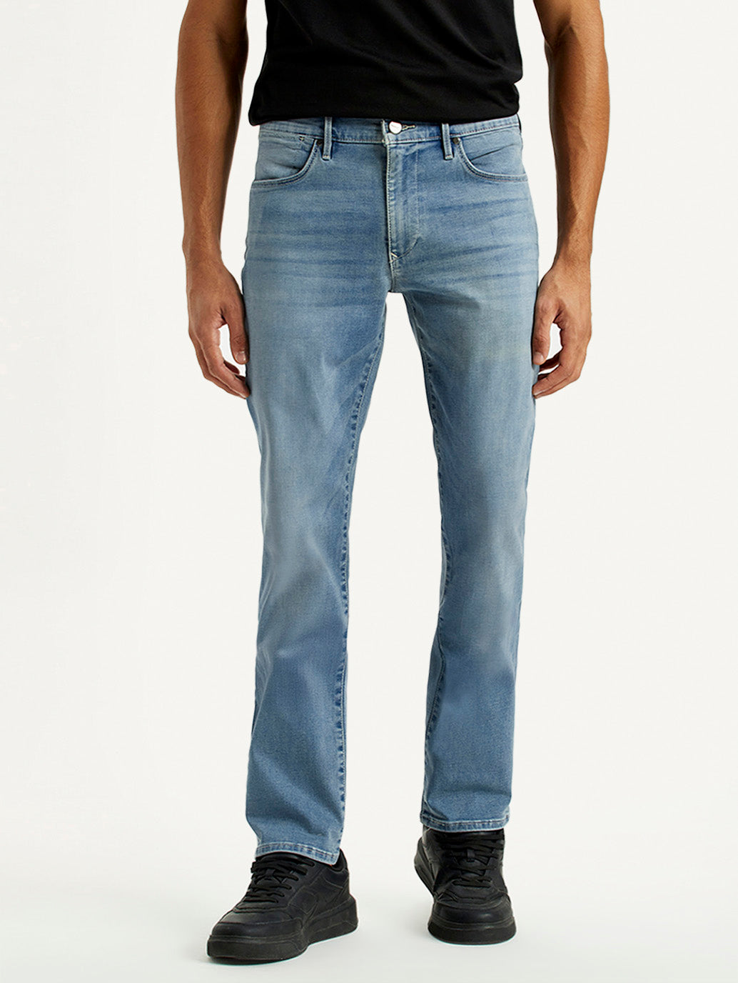Men's Redloop 511 Dark Indigo Slim Fit Mid Rise Jeans - Front View