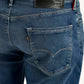 Men's Redloop 511 Dark Indigo Slim Fit Mid Rise Jeans - Detail View