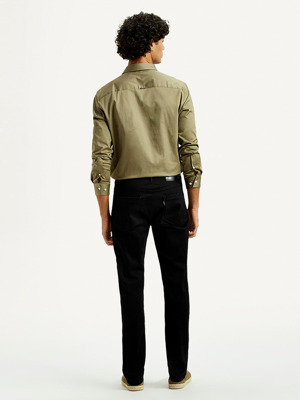Men's Redloop 511 Dark Indigo Slim Fit Mid Rise Jeans - Back View