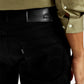Men's Redloop 511 Dark Indigo Slim Fit Mid Rise Jeans - Detail View