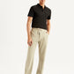 Men's 555'96 Beige Relaxed Straight Fit Tech Pants - Styleshot View