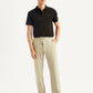 Men's 555'96 Beige Relaxed Straight Fit Tech Pants - Front View