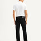 Men's Redloop 513 Black Slim Straight Fit Mid Rise Jeans - Back View