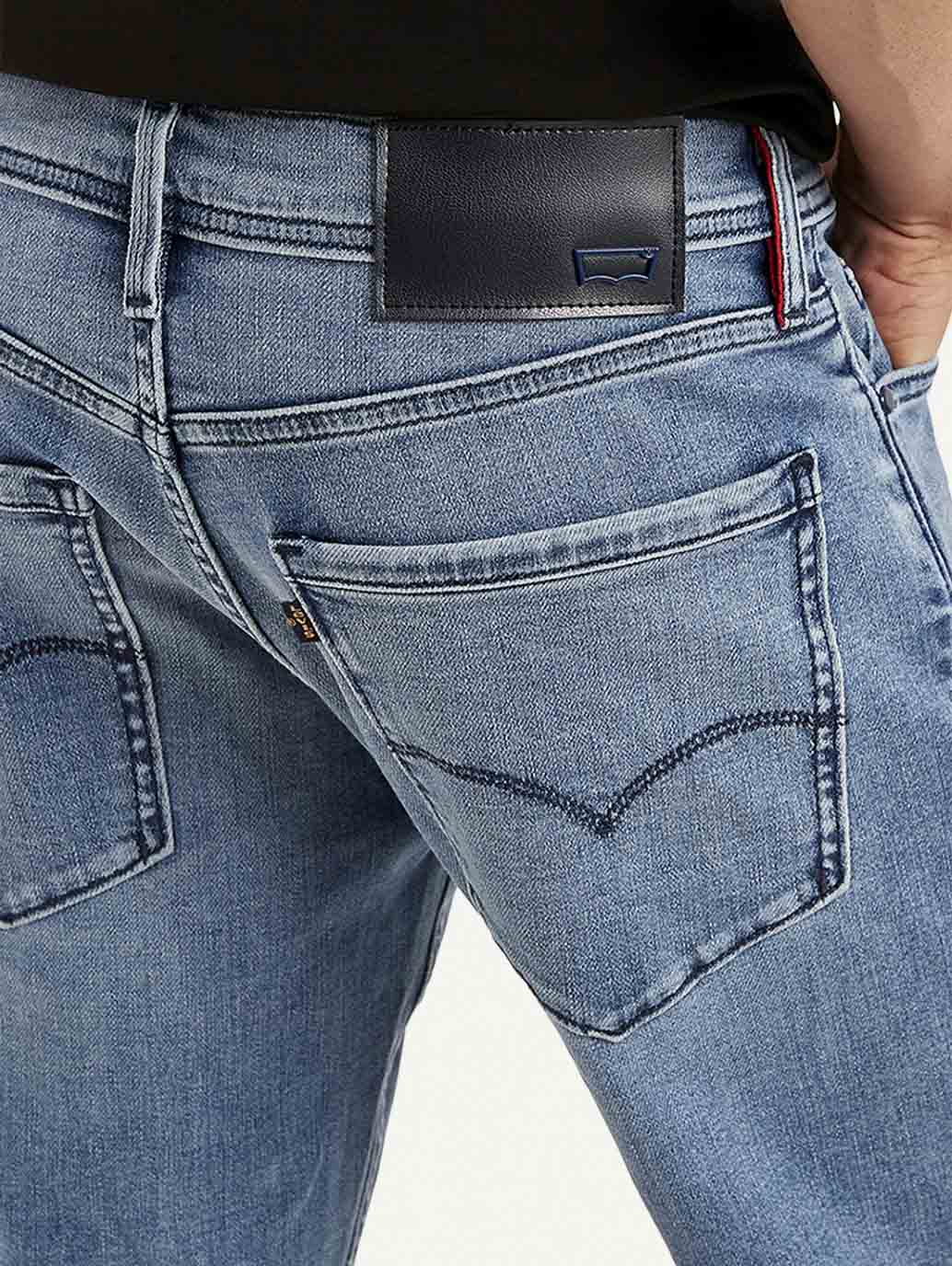 Men's Redloop 511 Slim Fit Mid Rise Jeans - Detail View