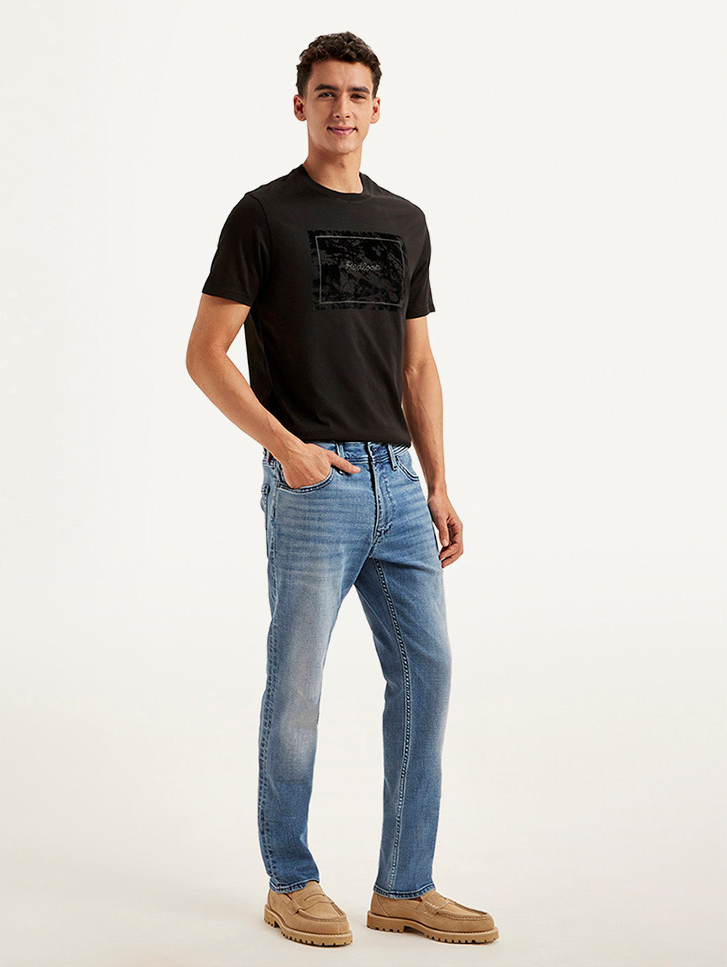 Men's Redloop 511 Slim Fit Mid Rise Jeans - Side View