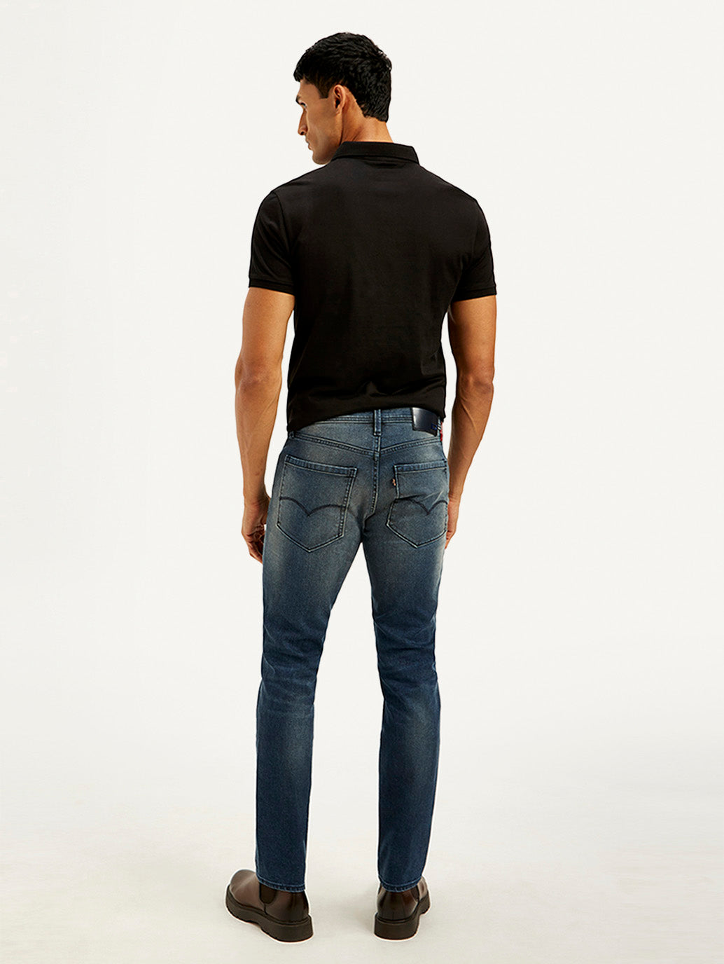 Men's Redloop 511 Slim Fit Mid Rise Jeans - Back View