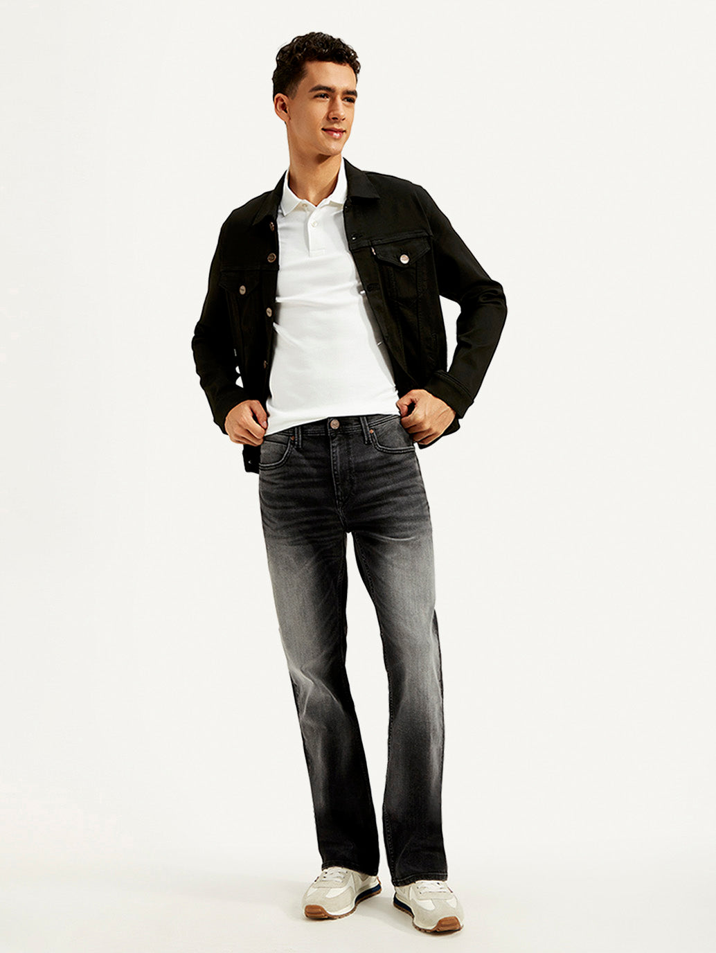 Men's Redloop 527 Bootcut Fit Mid Rise Jeans - Styleshot View