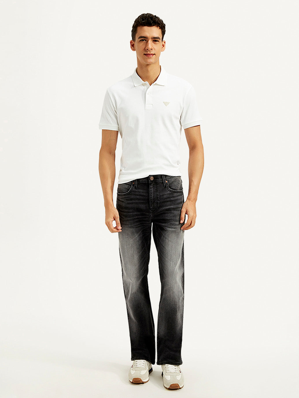 Men's Redloop 527 Bootcut Fit Mid Rise Jeans - Front View
