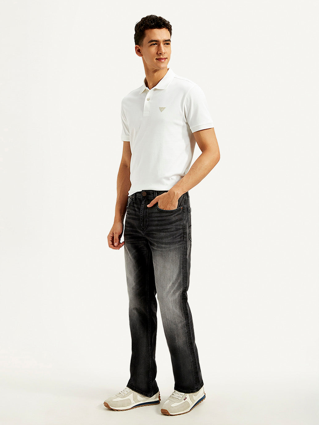 Men's Redloop 527 Bootcut Fit Mid Rise Jeans - Side View