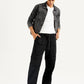 Men's Black Regular Fit Utility Cargo Trousers - Styleshot View