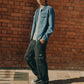 Men's Black Regular Fit Utility Cargo Trousers - moodshot View