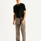 Men's Taupe Regular Fit Utility Cargo Trousers - Styleshot View