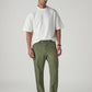 Men's Olive Authentic Relaxed Fit Mid Rise Chinos - Styleshot View