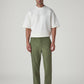 Men's Olive Authentic Relaxed Fit Mid Rise Chinos - Front View