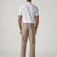 Men's Khaki Authentic Relaxed Fit Mid Rise Chinos - Back View