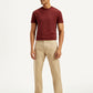 Men's Redloop 541 Beige Athletic Tapered Fit Mid Rise Selvedge Jeans - Elevated View