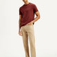 Men's Redloop 541 Beige Athletic Tapered Fit Mid Rise Selvedge Jeans - Styleshot View