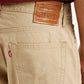 Men's Redloop 541 Beige Athletic Tapered Fit Mid Rise Selvedge Jeans - Detail View