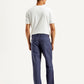 Men's Blue Authentic Straight Fit Linen Chinos - 20 View
