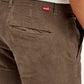 Men's Brown Slim Fit Chinos - Detail View