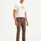 Men's Brown Slim Fit Chinos - Side View