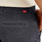 Men's Charcoal Grey Slim Fit Chinos - Detail View