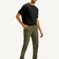 Men's Olive Slim Tapered Fit Chinos - Side View