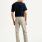 Men's Light Grey Slim Fit Chinos - Back View