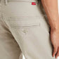 Men's Light Grey Slim Fit Chinos - Detail View