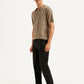 Men's Redloop Black Slim Fit Trousers - Side View